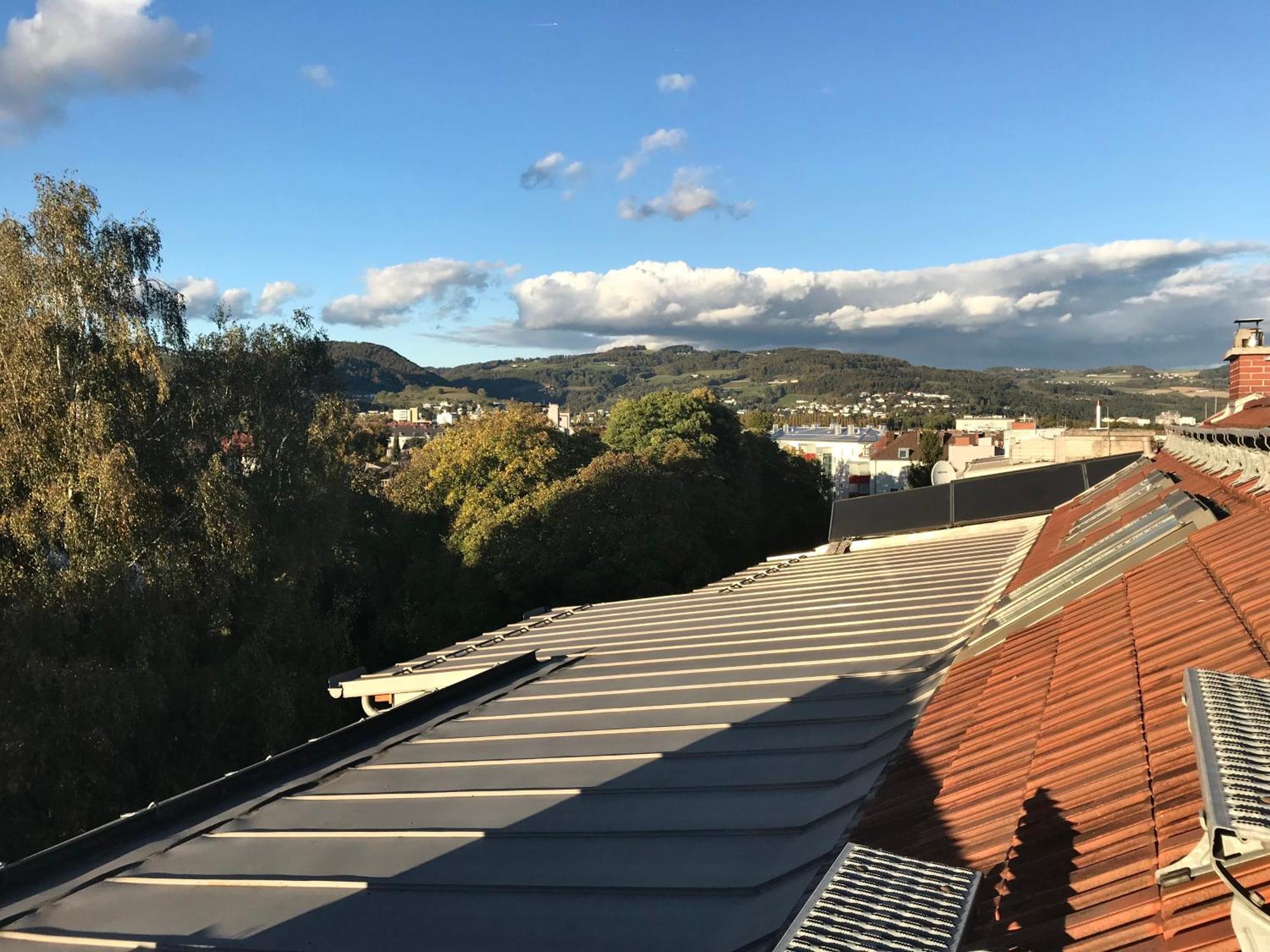 Stadtoase Mit Traumhaftem Ausblick Linz Exterior foto